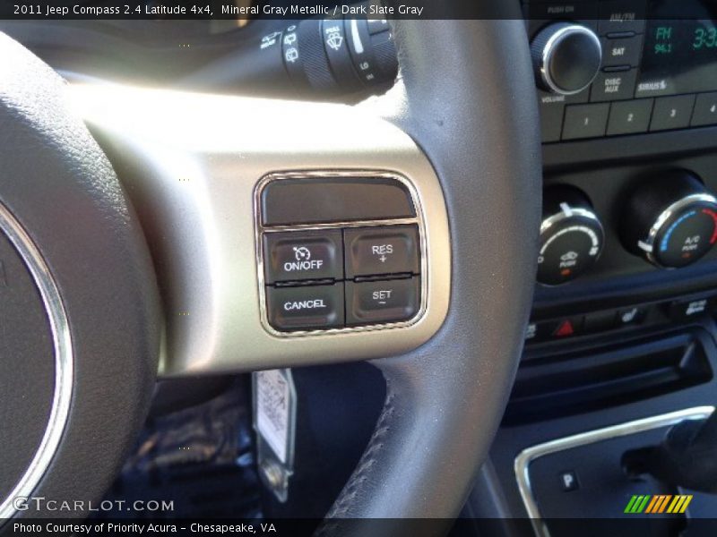 Mineral Gray Metallic / Dark Slate Gray 2011 Jeep Compass 2.4 Latitude 4x4