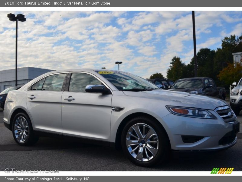 Ingot Silver Metallic / Light Stone 2010 Ford Taurus Limited