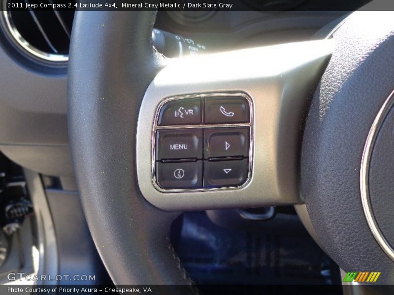 Mineral Gray Metallic / Dark Slate Gray 2011 Jeep Compass 2.4 Latitude 4x4