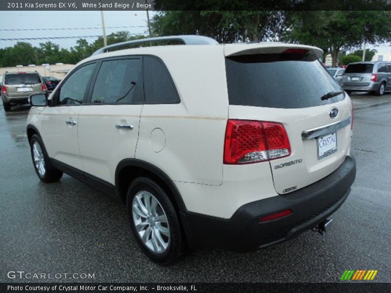 White Sand Beige / Beige 2011 Kia Sorento EX V6
