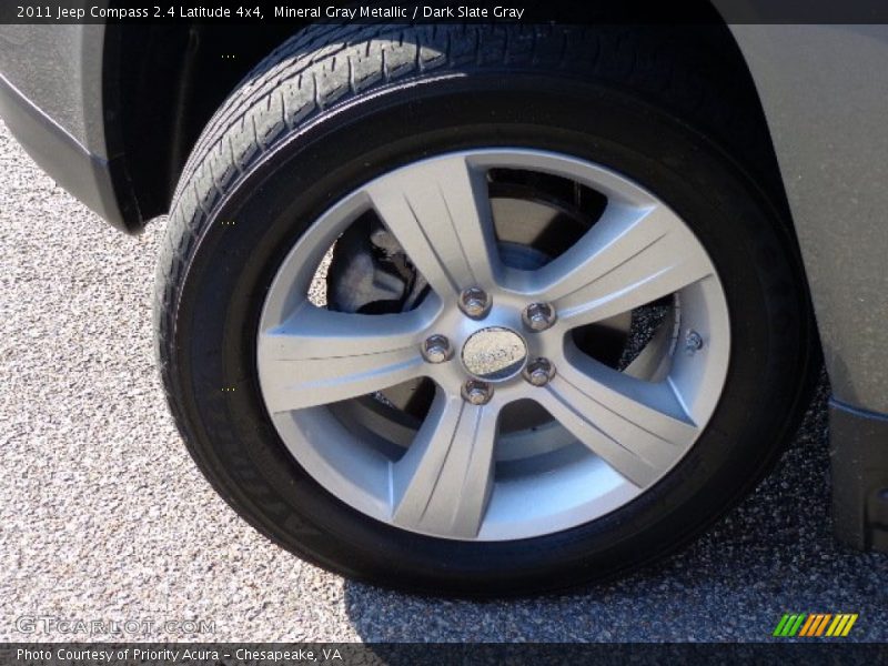 Mineral Gray Metallic / Dark Slate Gray 2011 Jeep Compass 2.4 Latitude 4x4