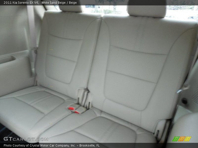 Rear Seat of 2011 Sorento EX V6
