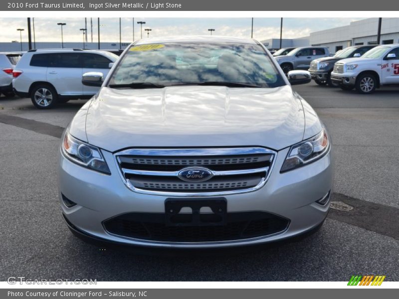 Ingot Silver Metallic / Light Stone 2010 Ford Taurus Limited