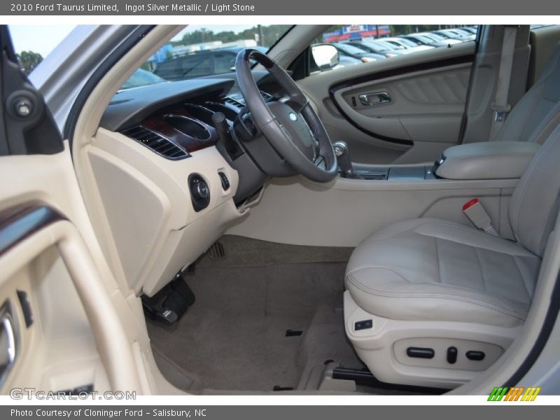 Ingot Silver Metallic / Light Stone 2010 Ford Taurus Limited