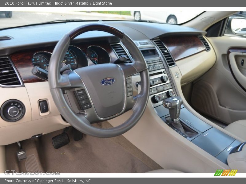 Ingot Silver Metallic / Light Stone 2010 Ford Taurus Limited