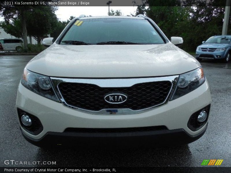 White Sand Beige / Beige 2011 Kia Sorento EX V6