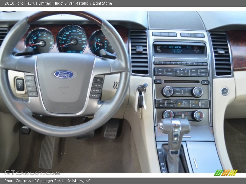 Ingot Silver Metallic / Light Stone 2010 Ford Taurus Limited