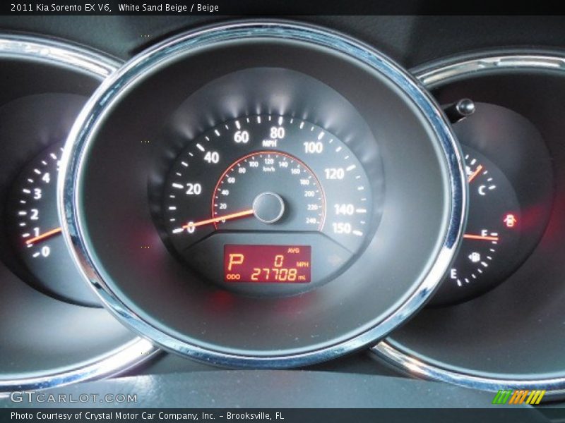 White Sand Beige / Beige 2011 Kia Sorento EX V6