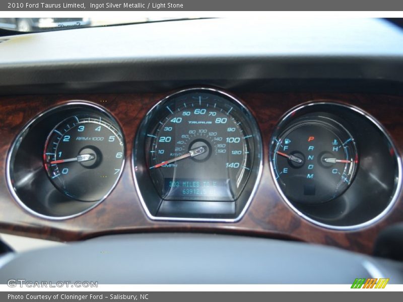 Ingot Silver Metallic / Light Stone 2010 Ford Taurus Limited
