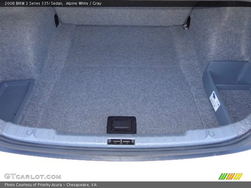 Alpine White / Gray 2008 BMW 3 Series 335i Sedan