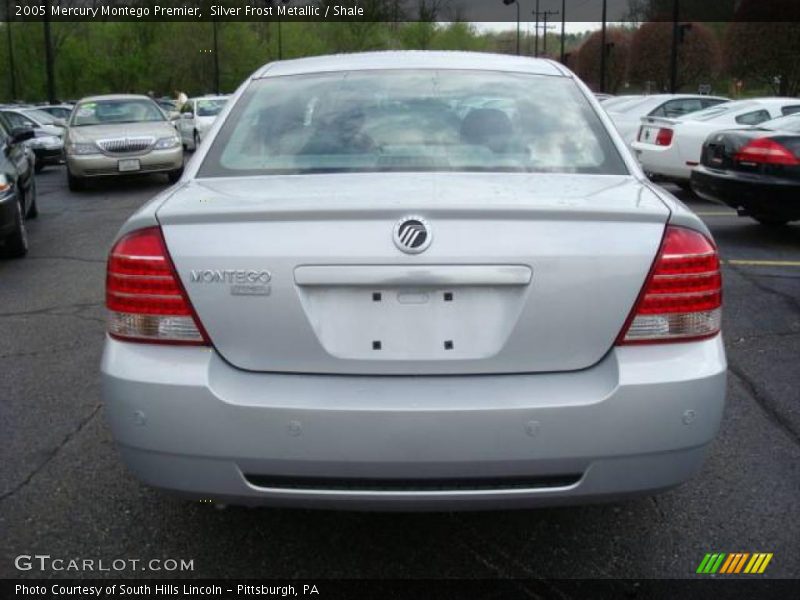 Silver Frost Metallic / Shale 2005 Mercury Montego Premier