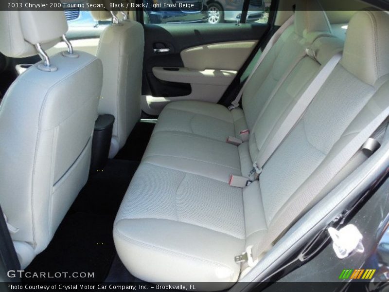 Black / Black/Light Frost Beige 2013 Chrysler 200 Touring Sedan