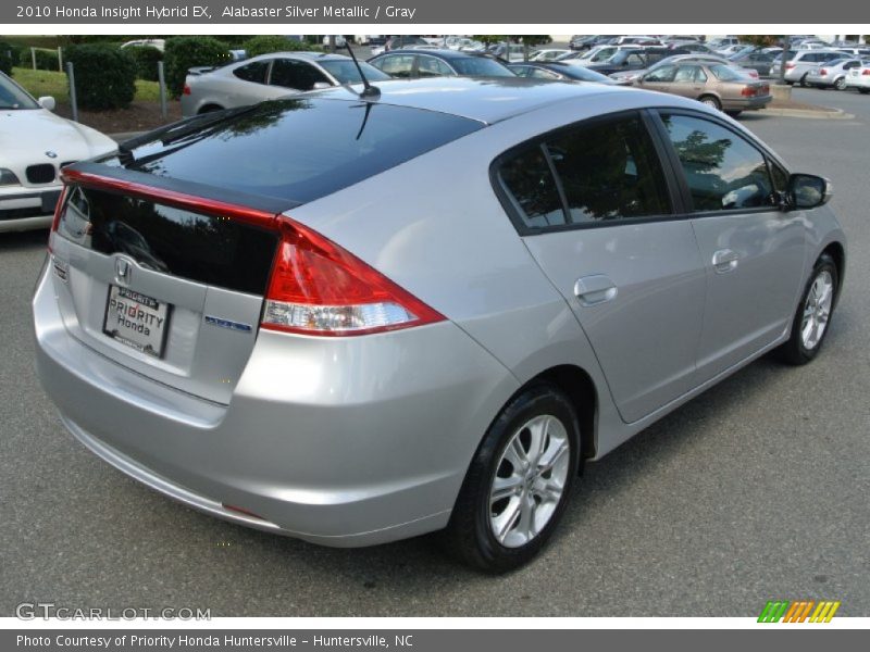 Alabaster Silver Metallic / Gray 2010 Honda Insight Hybrid EX