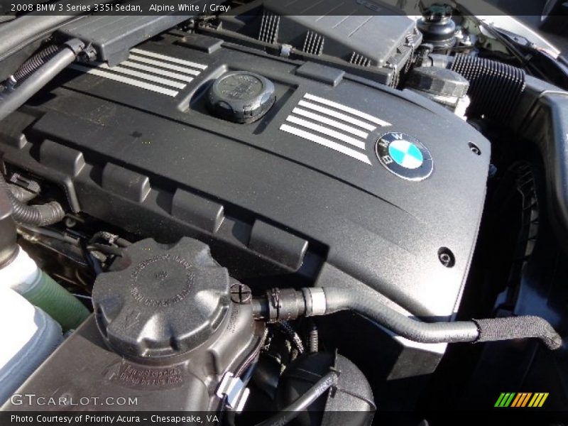 Alpine White / Gray 2008 BMW 3 Series 335i Sedan