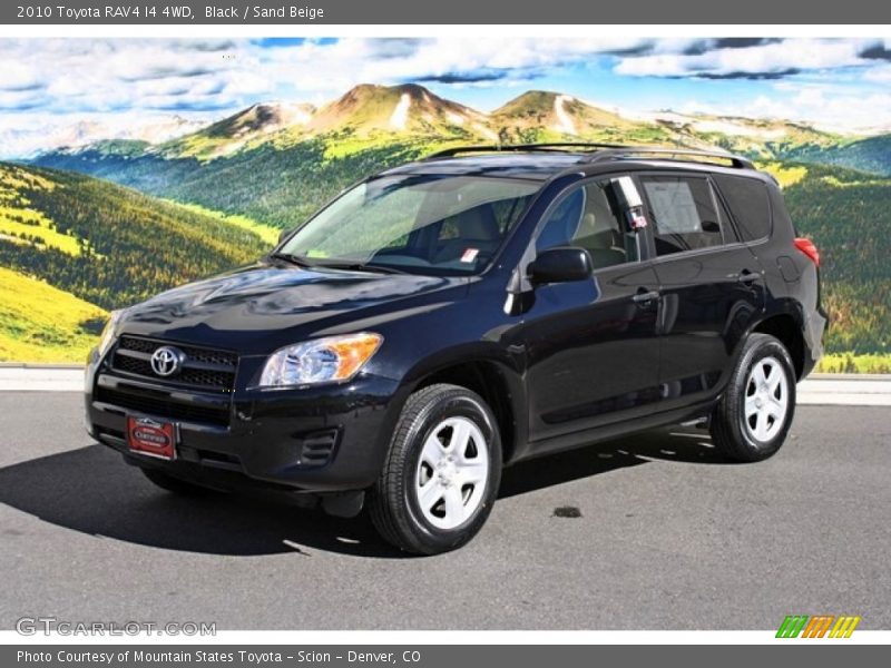 Black / Sand Beige 2010 Toyota RAV4 I4 4WD