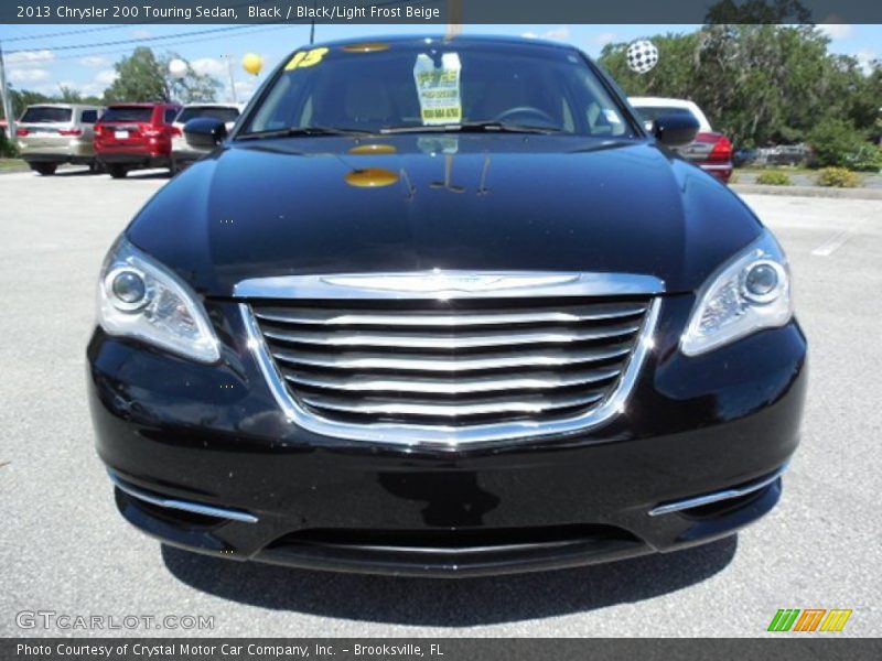 Black / Black/Light Frost Beige 2013 Chrysler 200 Touring Sedan