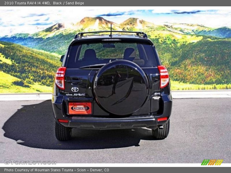 Black / Sand Beige 2010 Toyota RAV4 I4 4WD