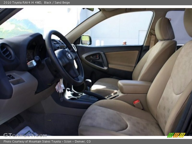 Black / Sand Beige 2010 Toyota RAV4 I4 4WD