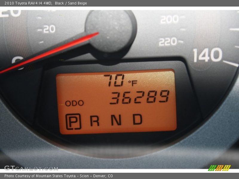 Black / Sand Beige 2010 Toyota RAV4 I4 4WD