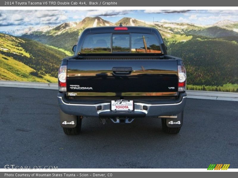 Black / Graphite 2014 Toyota Tacoma V6 TRD Double Cab 4x4