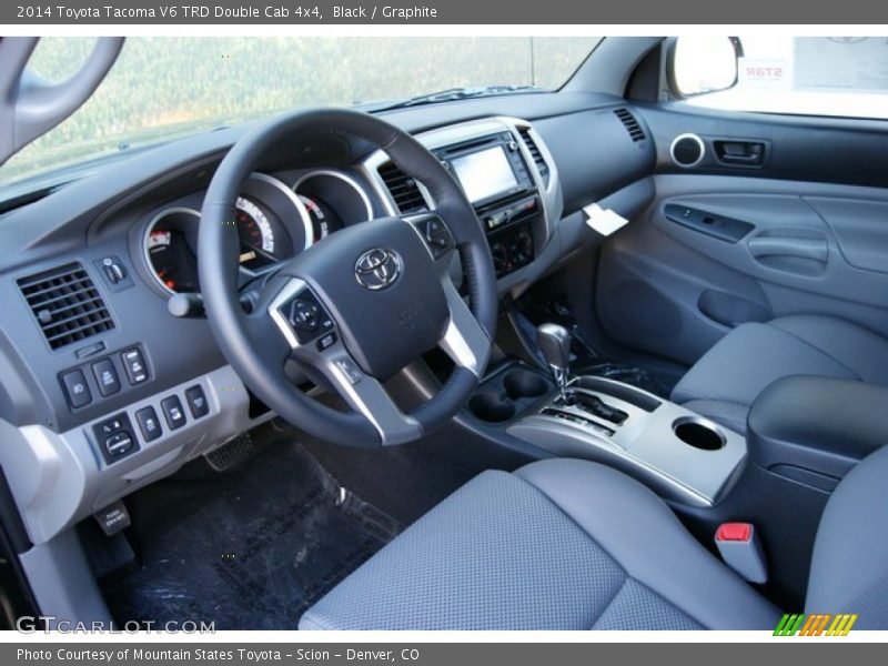 Black / Graphite 2014 Toyota Tacoma V6 TRD Double Cab 4x4