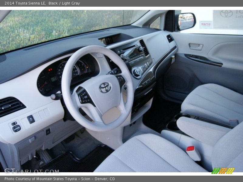  2014 Sienna LE Light Gray Interior