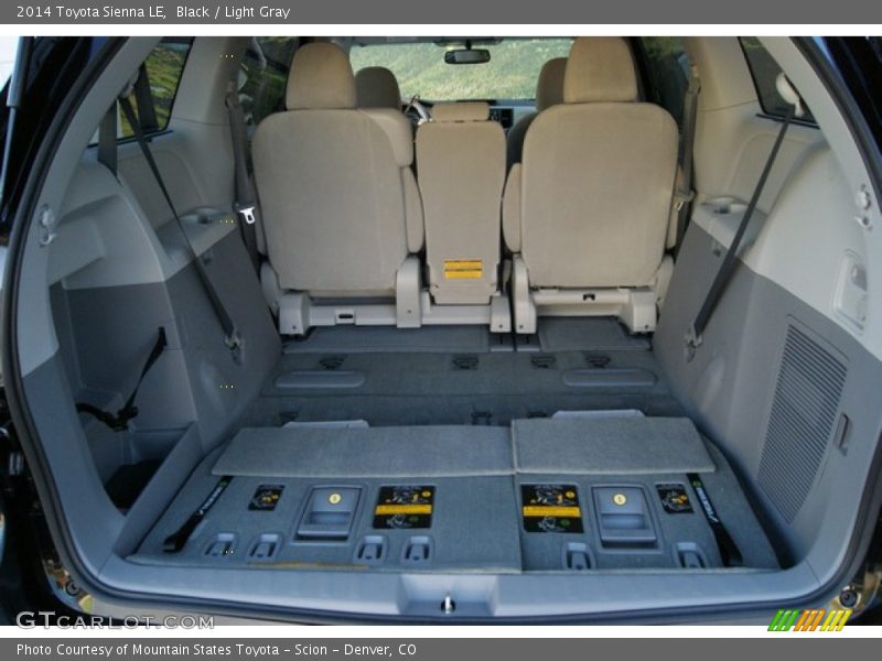 2014 Sienna LE Trunk