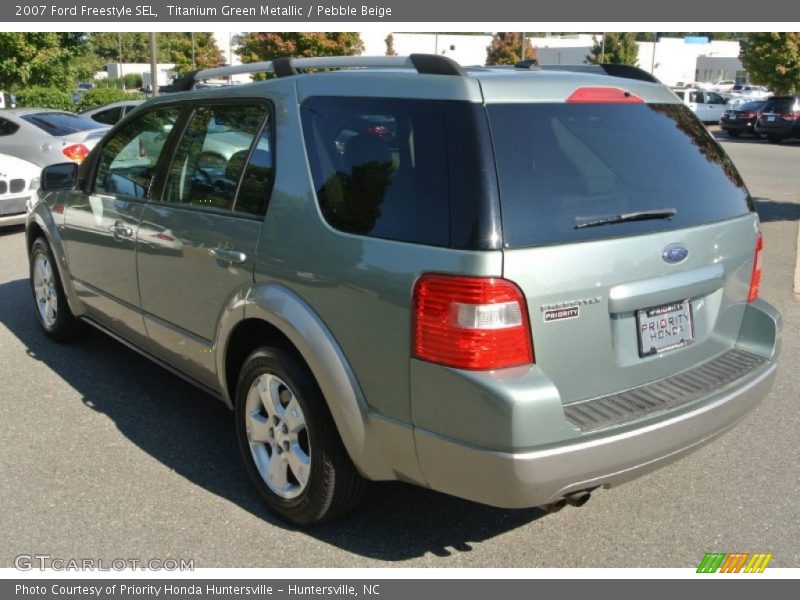 Titanium Green Metallic / Pebble Beige 2007 Ford Freestyle SEL