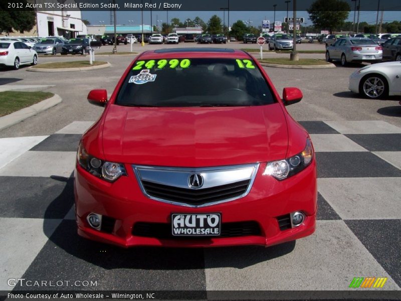 Milano Red / Ebony 2012 Acura TSX Special Edition Sedan