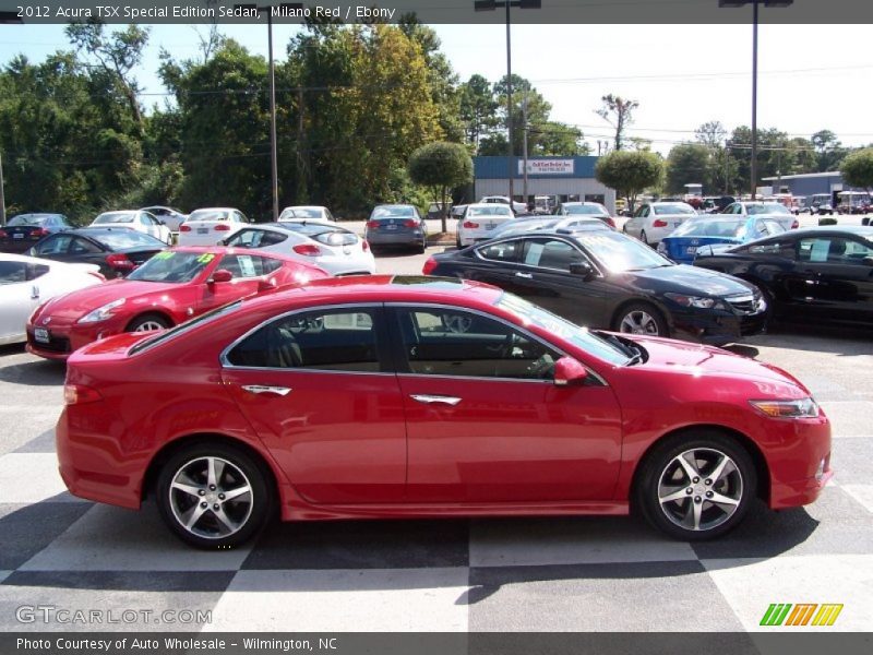 Milano Red / Ebony 2012 Acura TSX Special Edition Sedan