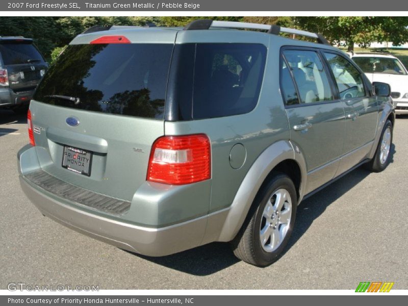 Titanium Green Metallic / Pebble Beige 2007 Ford Freestyle SEL