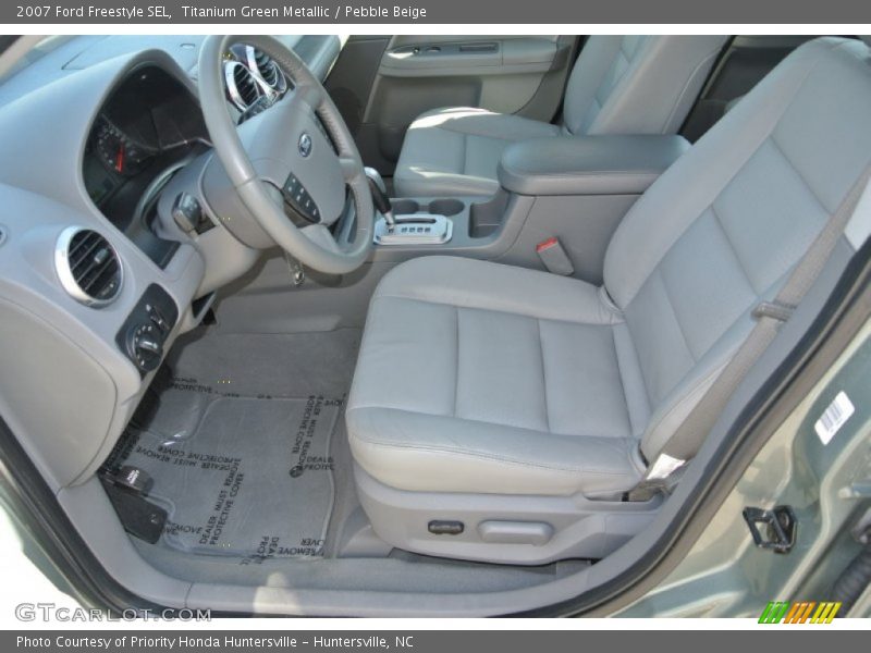 Titanium Green Metallic / Pebble Beige 2007 Ford Freestyle SEL