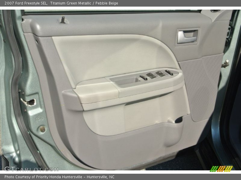 Titanium Green Metallic / Pebble Beige 2007 Ford Freestyle SEL