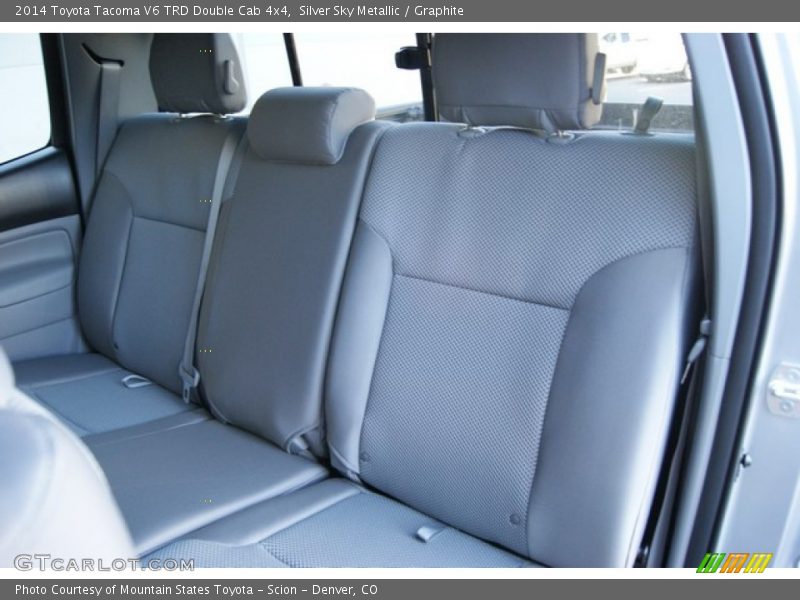 Silver Sky Metallic / Graphite 2014 Toyota Tacoma V6 TRD Double Cab 4x4