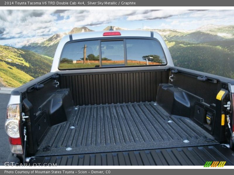 Silver Sky Metallic / Graphite 2014 Toyota Tacoma V6 TRD Double Cab 4x4