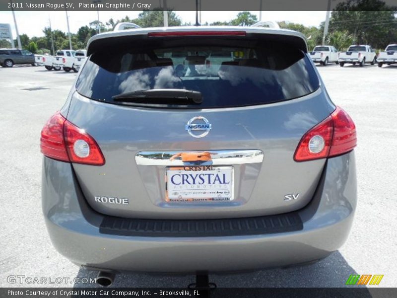 Platinum Graphite / Gray 2011 Nissan Rogue SV