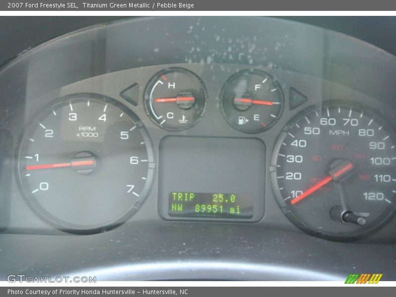 Titanium Green Metallic / Pebble Beige 2007 Ford Freestyle SEL