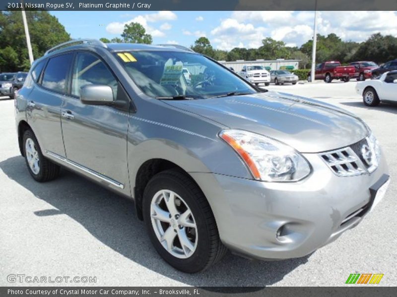Platinum Graphite / Gray 2011 Nissan Rogue SV