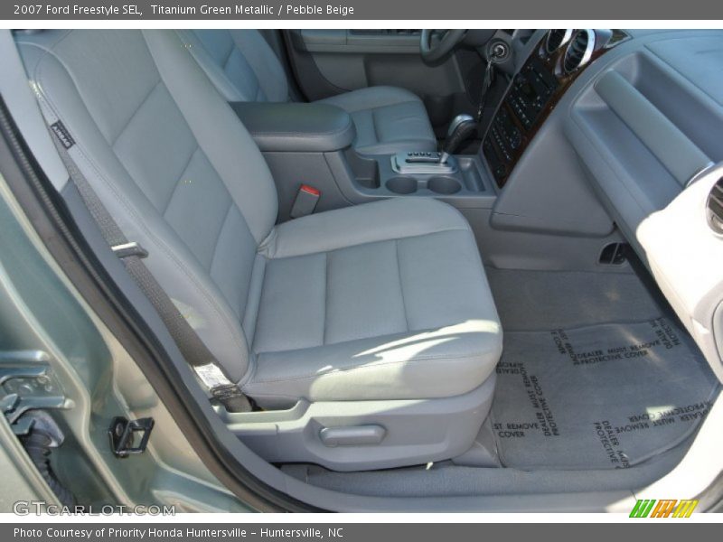 Titanium Green Metallic / Pebble Beige 2007 Ford Freestyle SEL