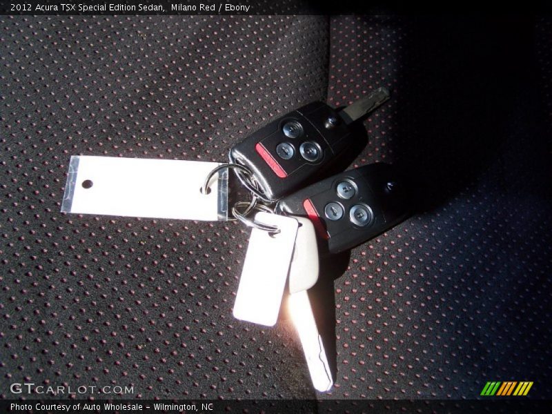 Milano Red / Ebony 2012 Acura TSX Special Edition Sedan