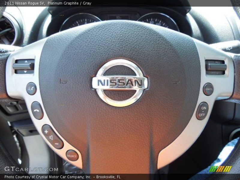 Platinum Graphite / Gray 2011 Nissan Rogue SV