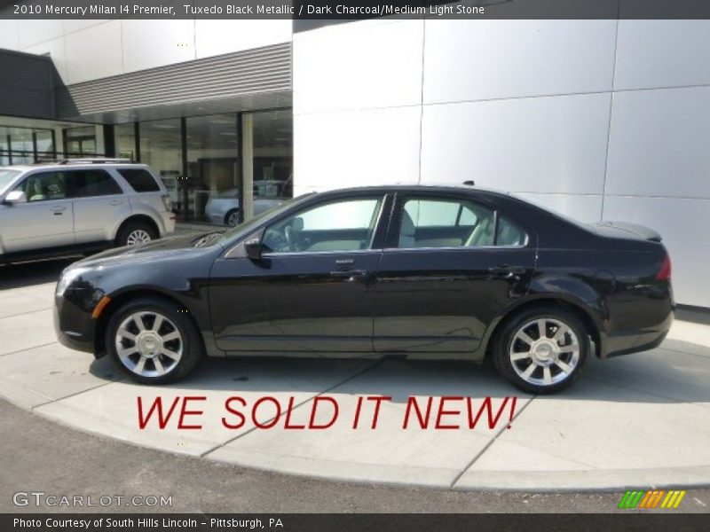 Tuxedo Black Metallic / Dark Charcoal/Medium Light Stone 2010 Mercury Milan I4 Premier