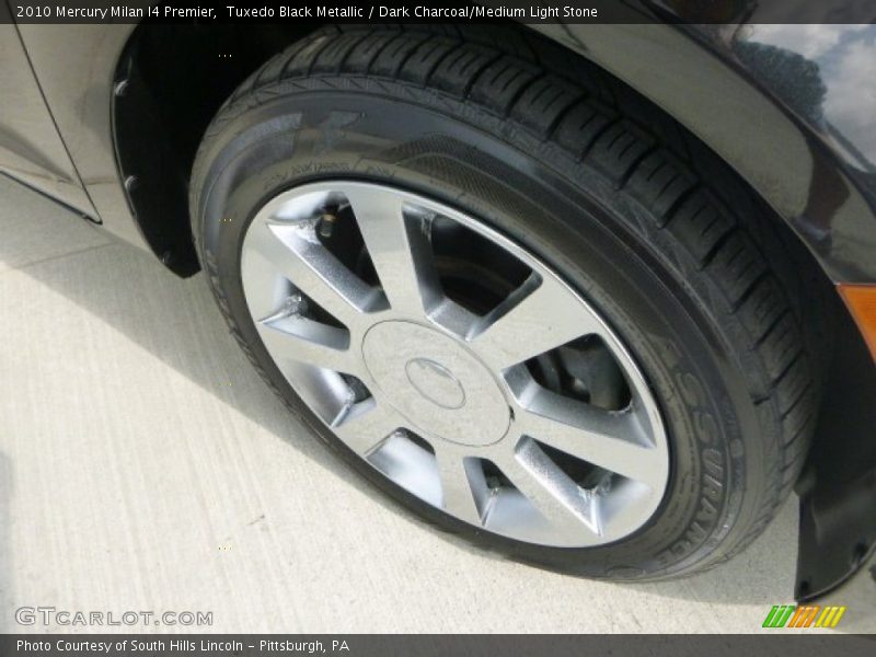Tuxedo Black Metallic / Dark Charcoal/Medium Light Stone 2010 Mercury Milan I4 Premier