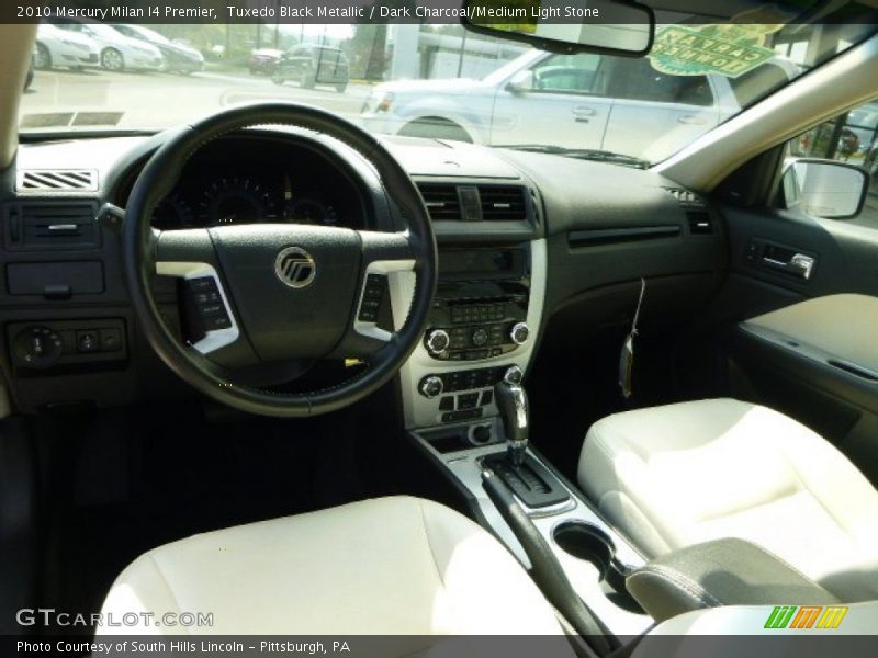 Tuxedo Black Metallic / Dark Charcoal/Medium Light Stone 2010 Mercury Milan I4 Premier