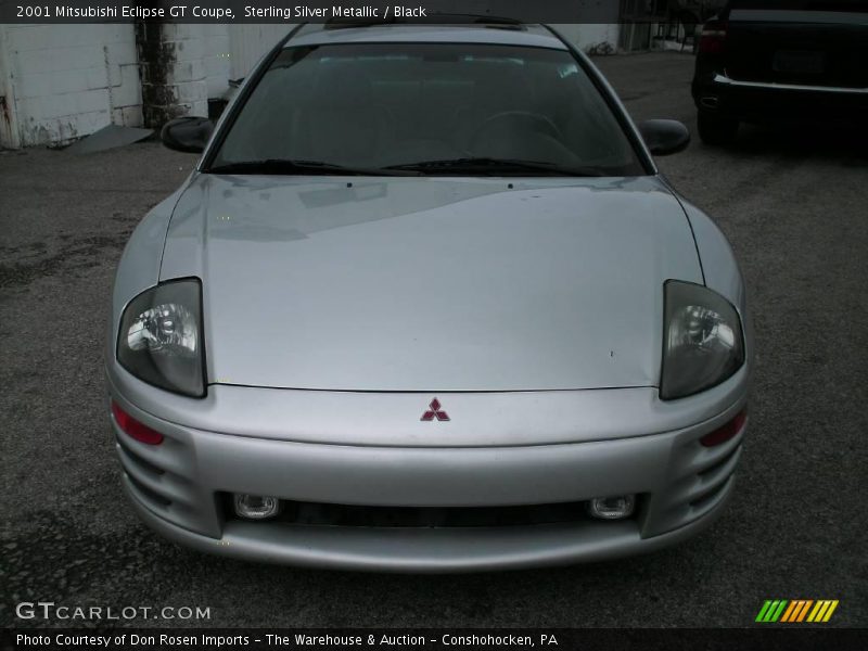 Sterling Silver Metallic / Black 2001 Mitsubishi Eclipse GT Coupe