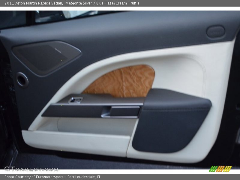 Meteorite Silver / Blue Haze/Cream Truffle 2011 Aston Martin Rapide Sedan