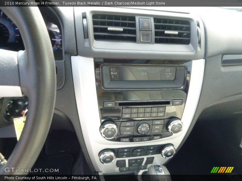 Tuxedo Black Metallic / Dark Charcoal/Medium Light Stone 2010 Mercury Milan I4 Premier