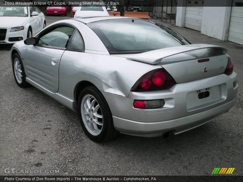 Sterling Silver Metallic / Black 2001 Mitsubishi Eclipse GT Coupe