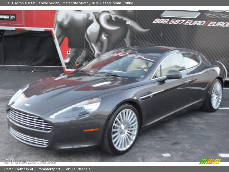 Meteorite Silver / Blue Haze/Cream Truffle 2011 Aston Martin Rapide Sedan