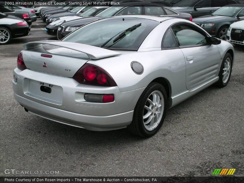 Sterling Silver Metallic / Black 2001 Mitsubishi Eclipse GT Coupe